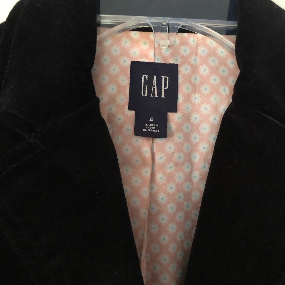 Gap velvet blazer SZ 4 - Picture 2 of 3